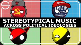 Stereotypical Music across Political Ideologies  Political Compass [upl. by Nolyaj]