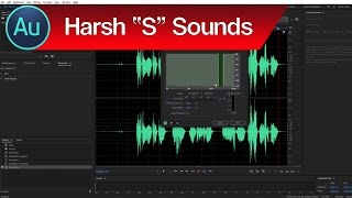 How to Remove Sibilance in Audition – Reduce Harsh “S” Sounds with the Audition De Esser [upl. by Ydnic]