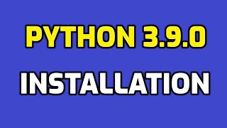 How to Install Python 39 on Windows 10 [upl. by Anaxor]