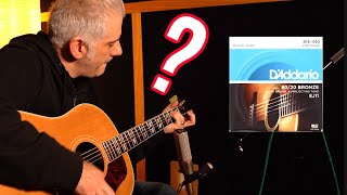 Does Acoustic String Gauge Make a Difference [upl. by Ahsael157]