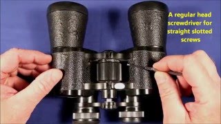 How To Align Binoculars At Home [upl. by Arica35]