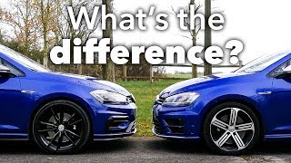 VW Golf R MK7 vs MK75 Whats The Difference [upl. by Sicnarf]