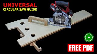 DIY Universal Circular Saw GUIDE  Multi Size [upl. by Irb877]