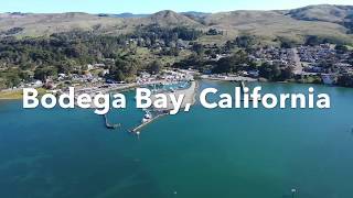 Tour of Bodega Bay California from the sky [upl. by Ruford]