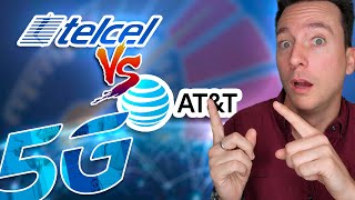 5G de Telcel vs ATampT [upl. by Bonnes]