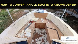 Boat conversion into Bowrider [upl. by Charo]