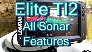 How to Use an Elite TI2  All Sonar Features Explained [upl. by Simdars649]