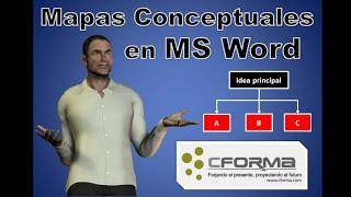 Cómo hacer Mapas Conceptuales en Word [upl. by Faxun116]