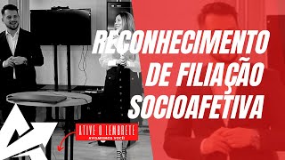 DIREITO DE FAMÍLIA Reconhecimento de filiação socioafetiva [upl. by Bale]