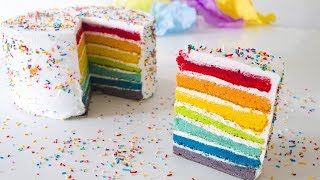 TORTA ARCO IRIS rainbow cake  MATIAS CHAVERO [upl. by Bernetta]