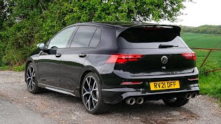 My FIRST DRIVE in the 2021 MK8 VW Golf R [upl. by Junette]