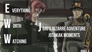 Jotaro amp Kakyoin Moments Part 1 EWW in JJBA 2014 [upl. by Nethsa]