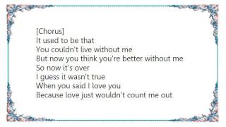 Brandy  Love Wouldnt Count Me Out Lyrics [upl. by Lettig]