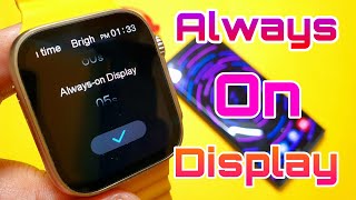 How To Add Always On Display in Smartwatch [upl. by Yenhoj756]