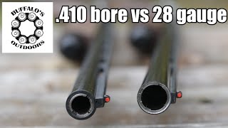 410 vs 28 Gauge  comparison [upl. by Macguiness968]