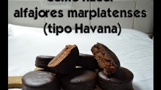 Como hacer alfajores marplatenses Tipo Havana [upl. by Bilek469]