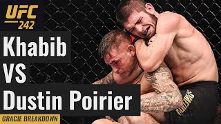 UFC 242 Khabib Nurmagomedov vs Dustin Poirier Full Fight Gracie Breakdown [upl. by Kliment]