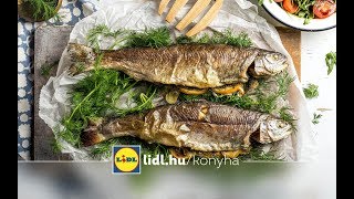 Mautner Zsófi  Egészben sült pisztráng  Lidl Konyha [upl. by Cleodel]