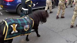 The Atholl HighlandersThe Glendaruel Highlanders  The Black Watch  Dunfermline 2018 4KUHD [upl. by Alekahs]