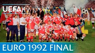 Denmark v Germany UEFA EURO 92 final highlights [upl. by Zoldi]