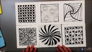 6 Optical Illusion Drawing Techniques amp Patterns [upl. by Brannon451]