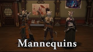 FFXIV Mannequins  How They Work [upl. by Ardith440]