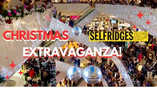 Selfridges Birmingham Christmas Extravaganza Vlogmas [upl. by Nerradal]