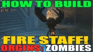 Origins How To Build Orange Fire Staff Tutorial Walkthrough Guide Black Ops 2 Zombies [upl. by Yffub]