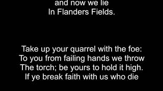 flanders fields song [upl. by Nya]