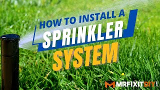 How to Install a Sprinkler System  A DIY Guide [upl. by Xuerd402]