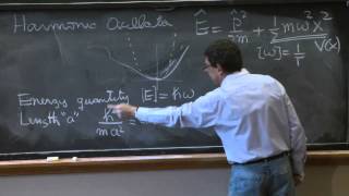 Lecture 8 Quantum Harmonic Oscillator [upl. by Annaek]