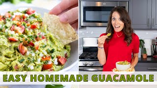 The BEST Ever Homemade Guacamole [upl. by Hulda936]