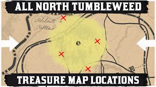 ALL North Tumbleweed Treasure Map Location [upl. by Card23]