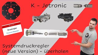 Systemdruckregler vom Mengenteiler KJetronic überholen  neue Version [upl. by Chipman446]