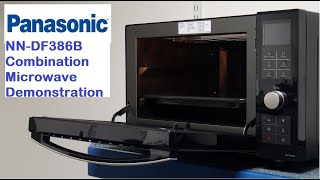 Panasonic NN DF386B Combination Microwave Demonstration [upl. by Helfand]