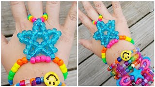 Star kandi bracelet tutorial [upl. by Repard]