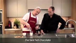 How to make a hot chocolate using an aerolatte milk frother [upl. by Shriver]