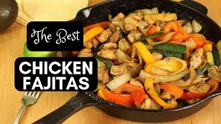 The Best Chicken Fajitas Recipe  Rockin Robin Cooks [upl. by Omocaig]