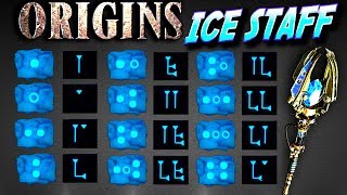 Ice Staff  ORIGINS Zombies  HOW TO BUILD AND UPGRADE TUTORIAL Ulls Arrow [upl. by Suollecram]