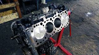 Toyota HILUX 3L Engine REBUILD Timelapse [upl. by Anaed]