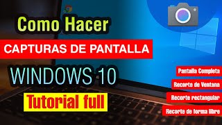 Cómo hacer una Captura de Pantalla en pc Windows 10 [upl. by Animahs]