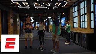 A football allaccess tour of the Notre Dame campus with Maria Taylor  ESPN [upl. by Stolzer]