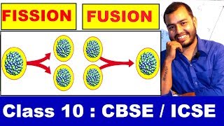 NucleaR FissioN and FusioN  Class 10 PHYSICS CBSE  ICSE [upl. by Onaicul]