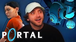 First Time Playing PORTAL Broke My Brain [upl. by Eulaliah]