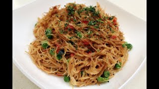 Vermicelli Upma  Breakfast recipes  Sanjeev Kapoor Khazana [upl. by Delfeena]