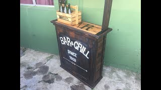 COMO HACER UN BAR RUSTICO VINTAGE [upl. by Iam157]