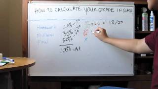 How to Calculate Your Grade in a Class [upl. by Eeralav]