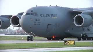 C17 Lands at small commuter airport by accident [upl. by Rabin]