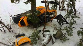 The Craziest Snowmobile Fails amp Wins Of 2021 [upl. by Ahsas992]