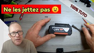 COMMENT RÉPARER UNE BATTERIE BOSCH [upl. by Iniffit77]